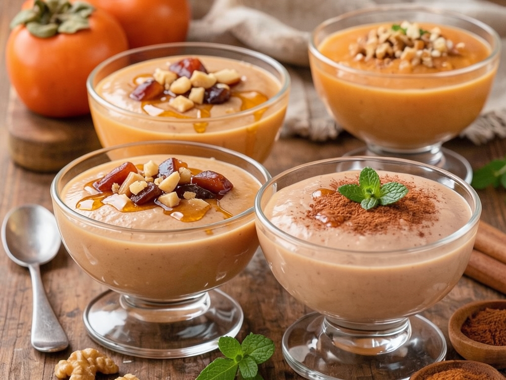 Cennet Hurmalı Sağlıklı Puding tarifi