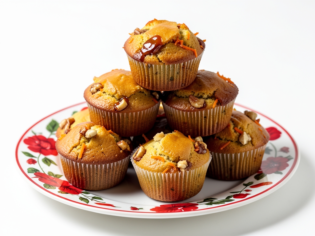 Airfryer’da Havuçlu Cevizli Muffin Kek