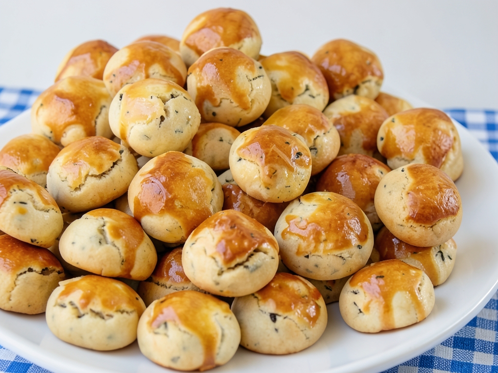 Mini Çörek Otlu Kurabiye
