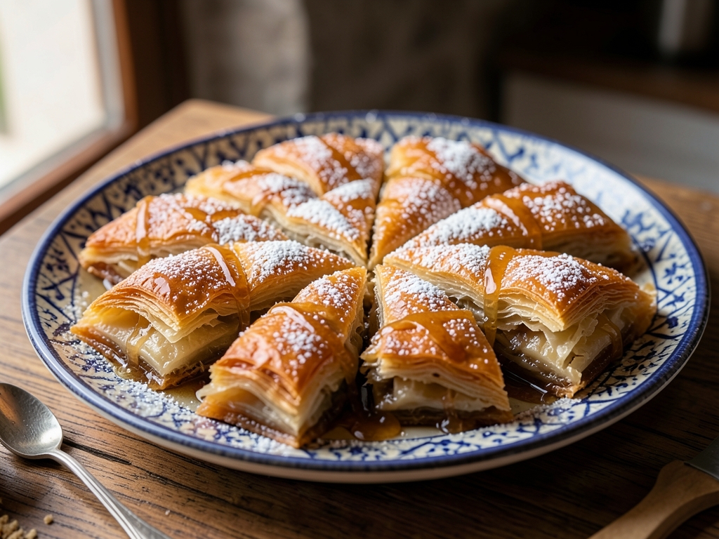 Teremyağlı El Açması Baklava
