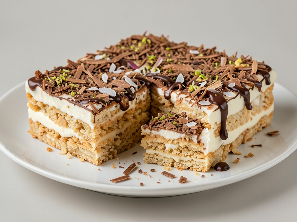 Yulaflı Bisküvili Pasta