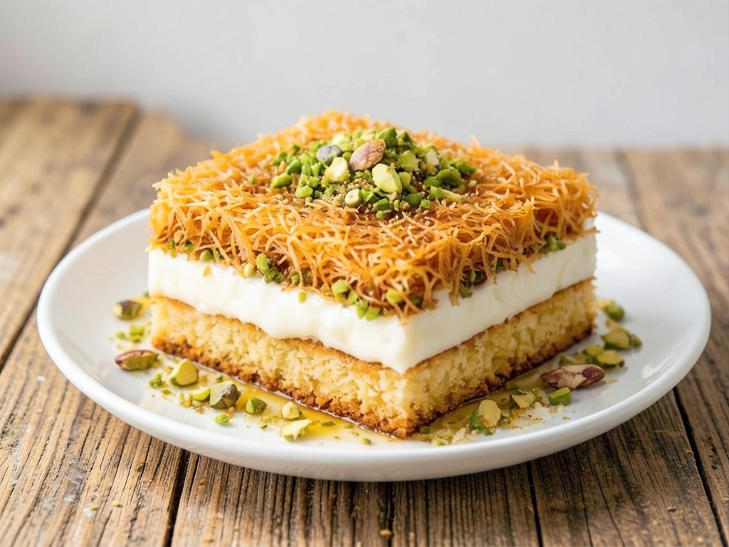 Kadayıflı Kek Tatlısı
