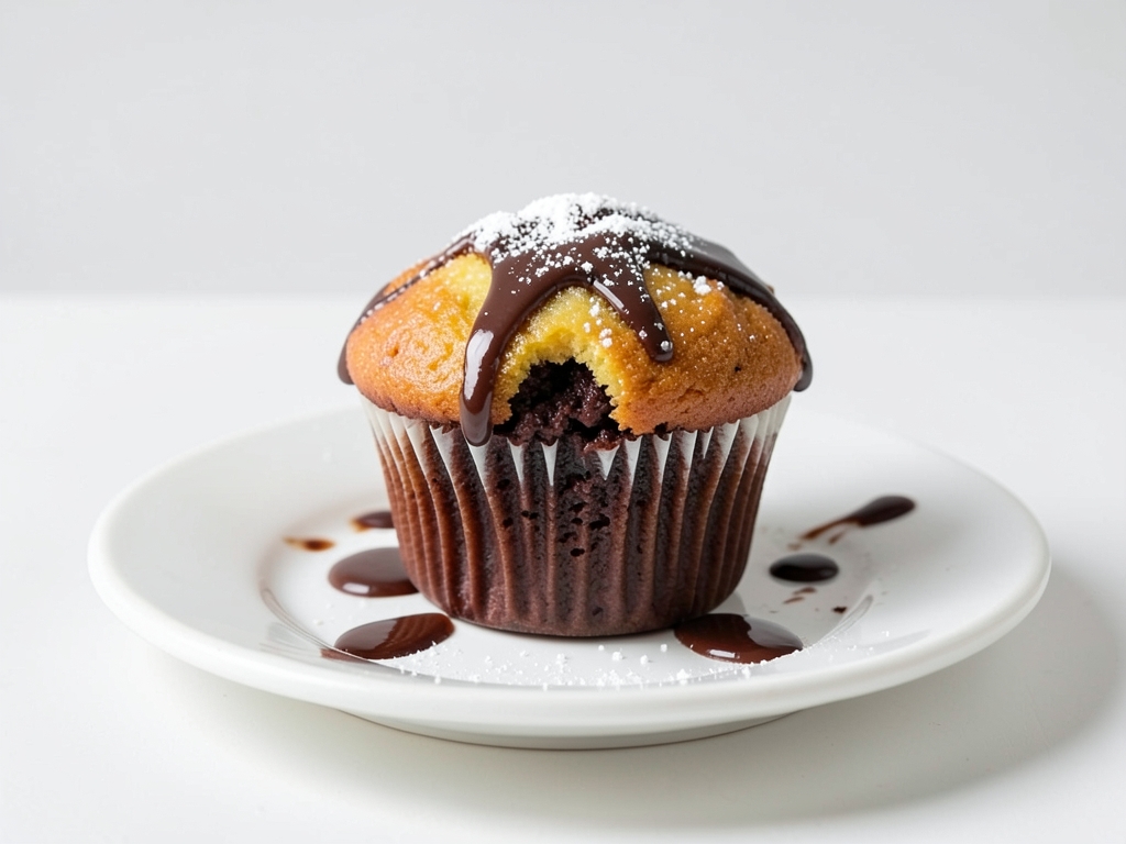 Muhteşem Çikolata Dolgulu Muffin