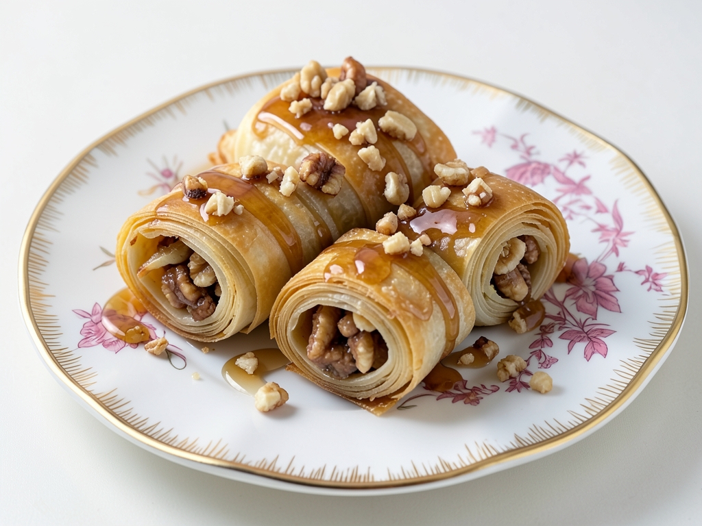 Cevizli Kadayıf Sarma